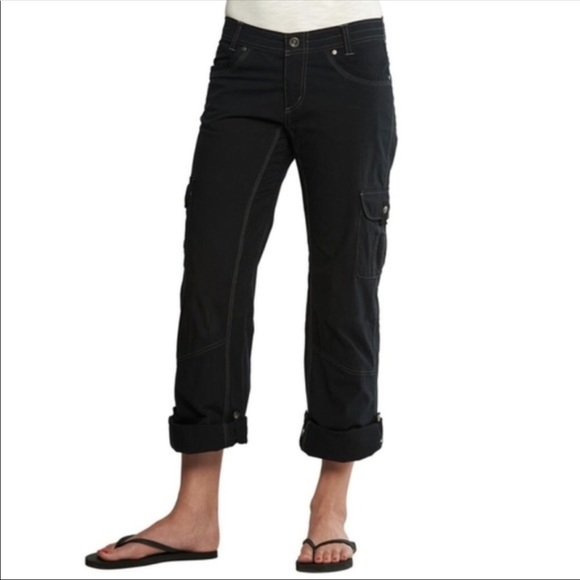 black roll up jeans